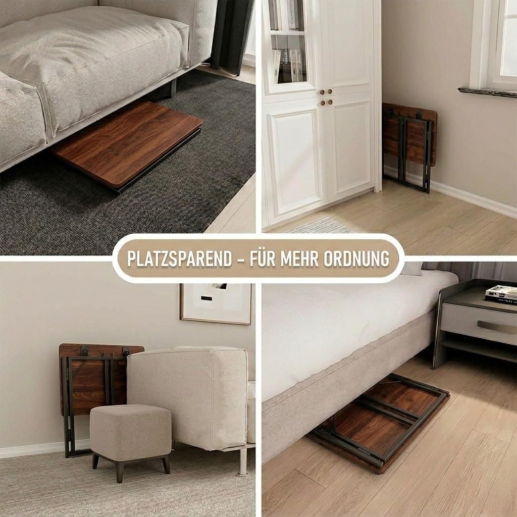 Tavoli: Schreibtisch klappbar 80x40 Computertisch Holz Braun – Nuovo e nell'imballaggio originale da Neuhausen venduto da apo_zn9s 4