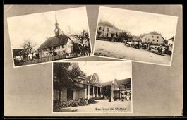 AK Mathod, Chateau / Eingang zum Schloss, Marktplatz