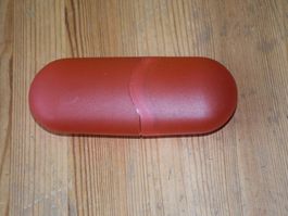Brillenetui rot leer