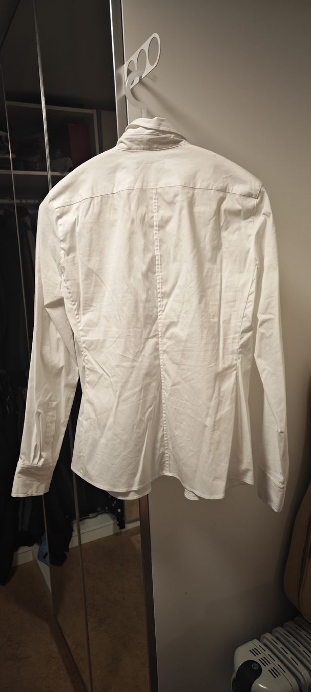 Massimo Dutti Camicette: Weiss schickes Hemd, Massimo Dutti – Nuovo (secondo la descrizione) da Wädenswil venduto da macik 4