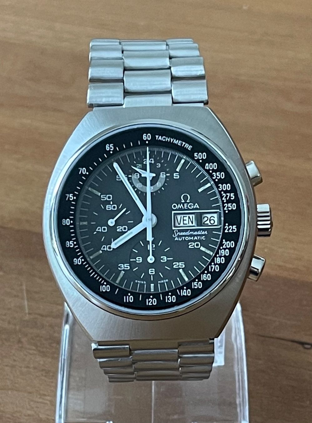 Omega Uhren: Omega Speedmaster Mark 4.5 Automatic 176.0012 inkl. Revision – Gebraucht aus Embrach von