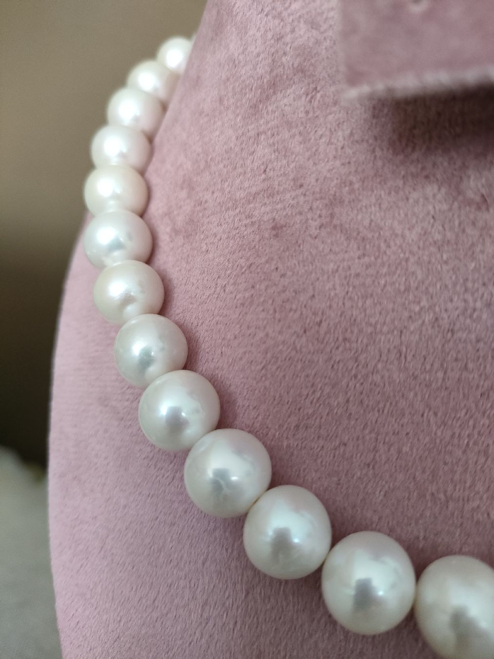 Catenine: Süsswasserperlen Kette 12 mm- Aktion! – Nuovo e nell'imballaggio originale da Bern venduto da Lidia.5 6