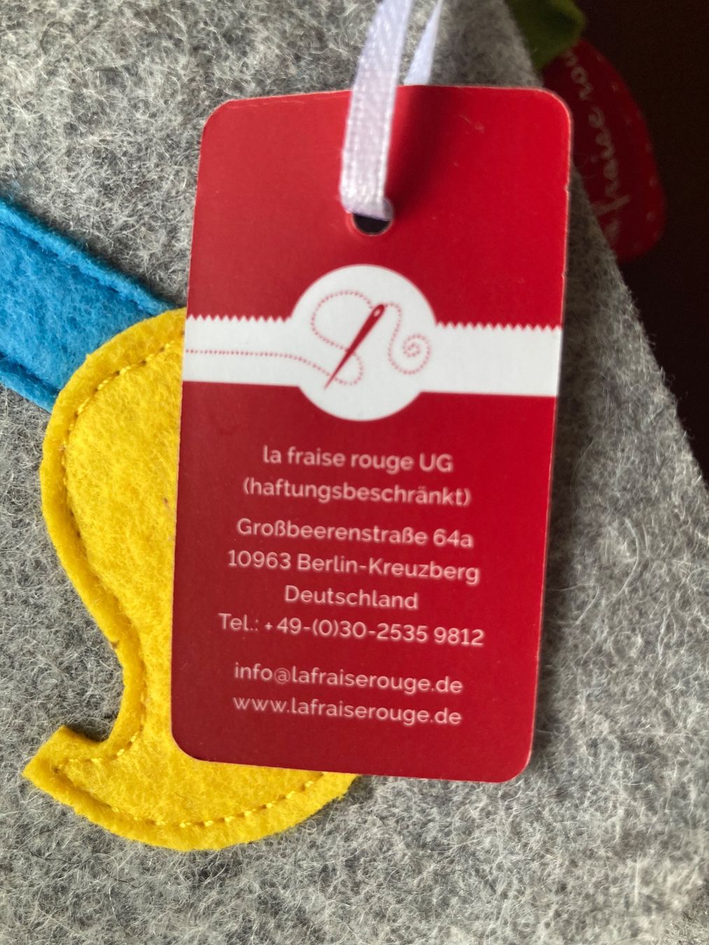 Borse & Zaini: Kindergartentasche aus Filz – Nuovo (secondo la descrizione) da Zürich venduto da skrebs78 4