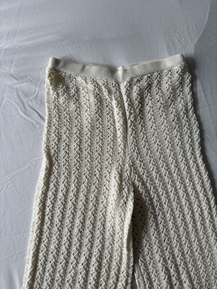 Pantaloni: Hosen gehäkelt weiss, Grösse S – Nuovo (secondo la descrizione) da Zürich venduto da Sera.13 1