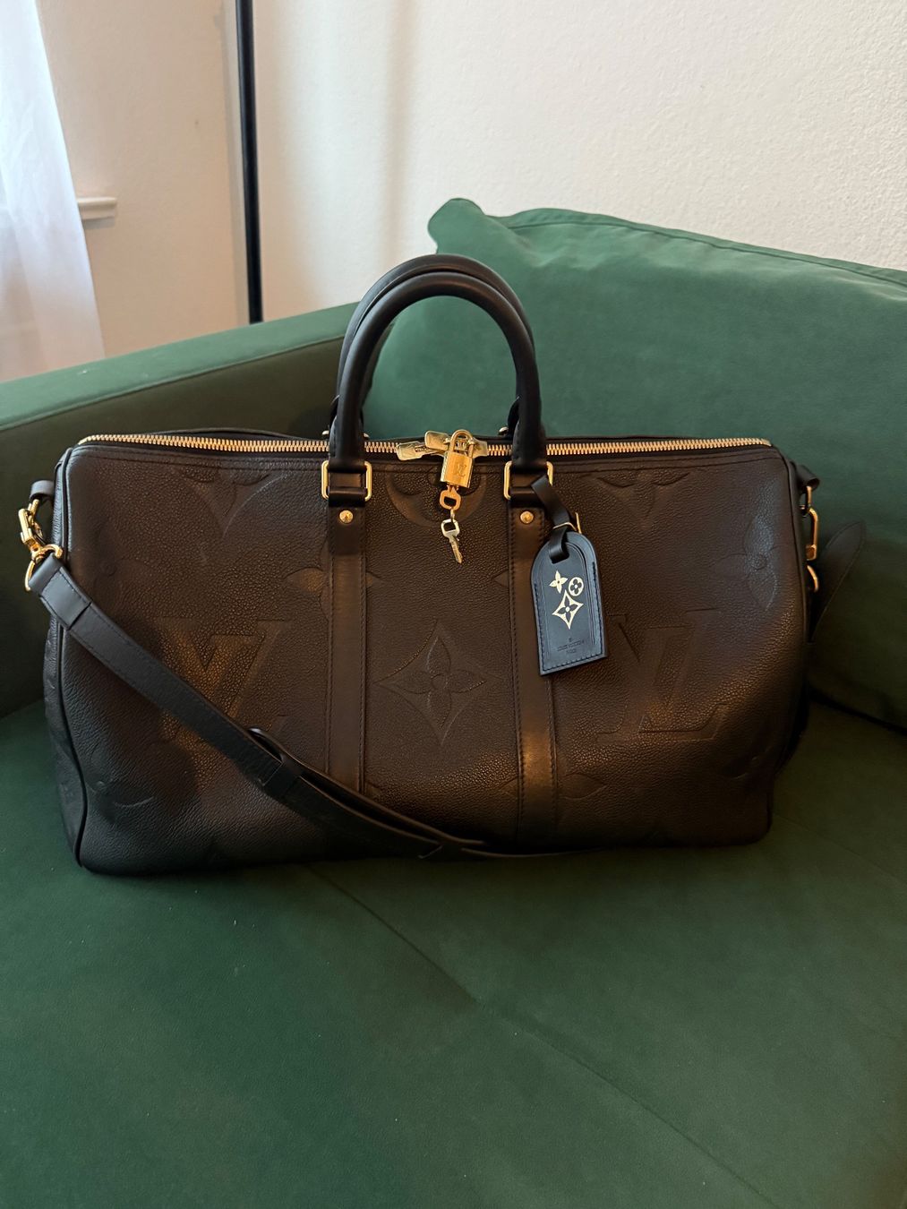 Louis Vuitton Reisekoffer: Louis Vuitton Keepall Empteinte 45 – Gebraucht aus Zürich von Lili1005 4