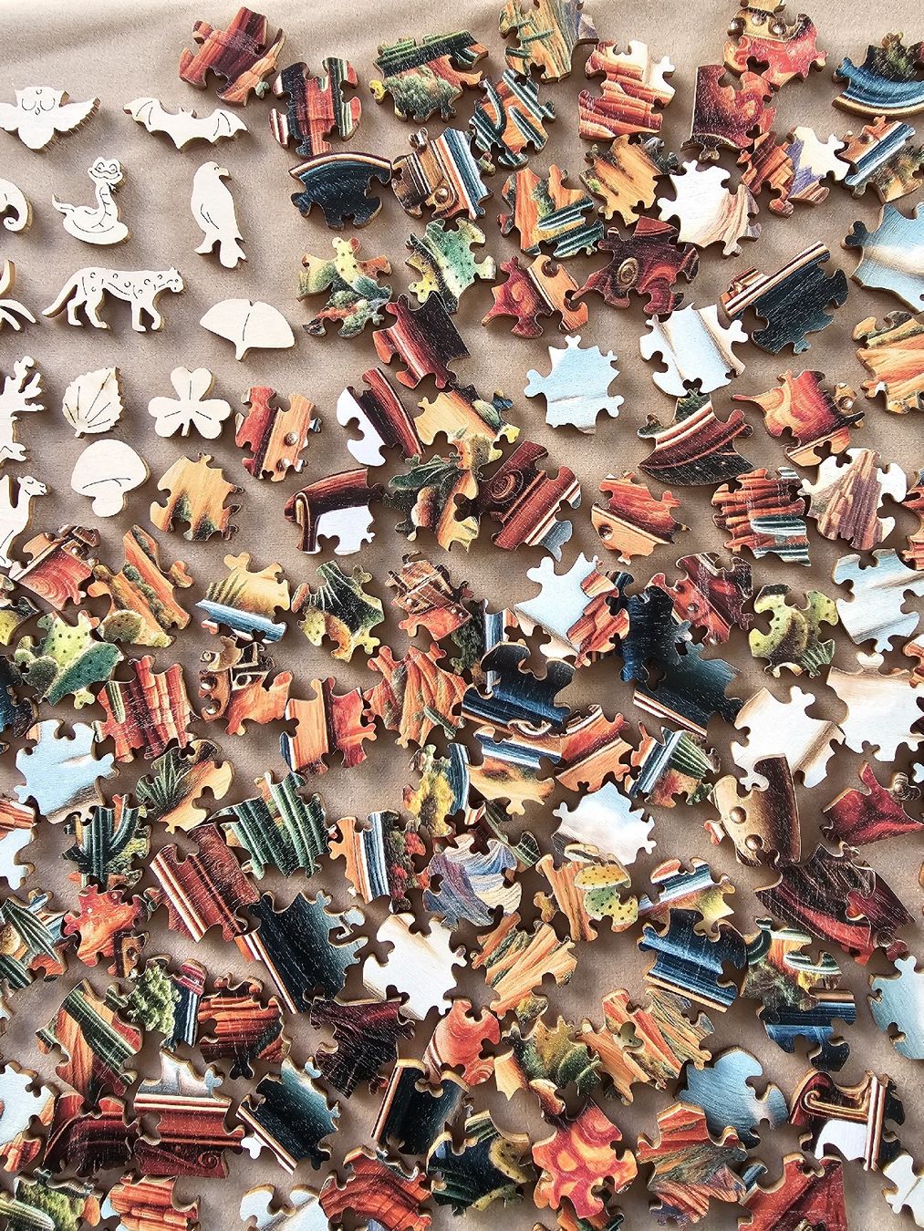 Puzzle: Holzpuzzle Wüste im Koffer"  Grösse A2 – Nuovo (secondo la descrizione) da Bütschwil venduto da Taranabo 3