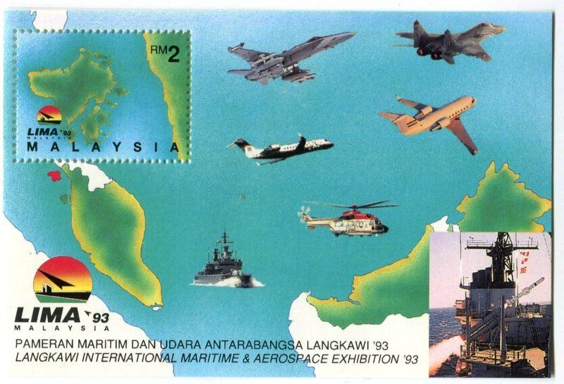 Alle Briefmarken: Block "Flugzeuge". Malaysia – Neu und originalverpackt aus Basel von Butsch5