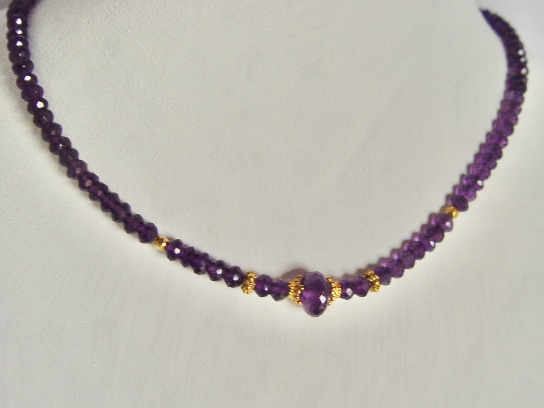 Catenine: Collier Amethyst mit Silber, vergoldet – Nuovo (secondo la descrizione) da Henggart venduto da gernli 1