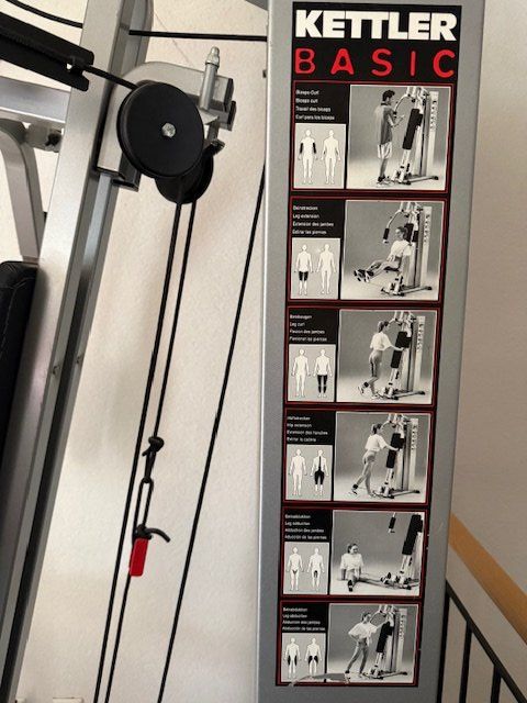 Kettler Hometrainer: Kettler "Basic" Kraftstation mit Zubehör – Gebraucht aus Démoret von Globalist 4