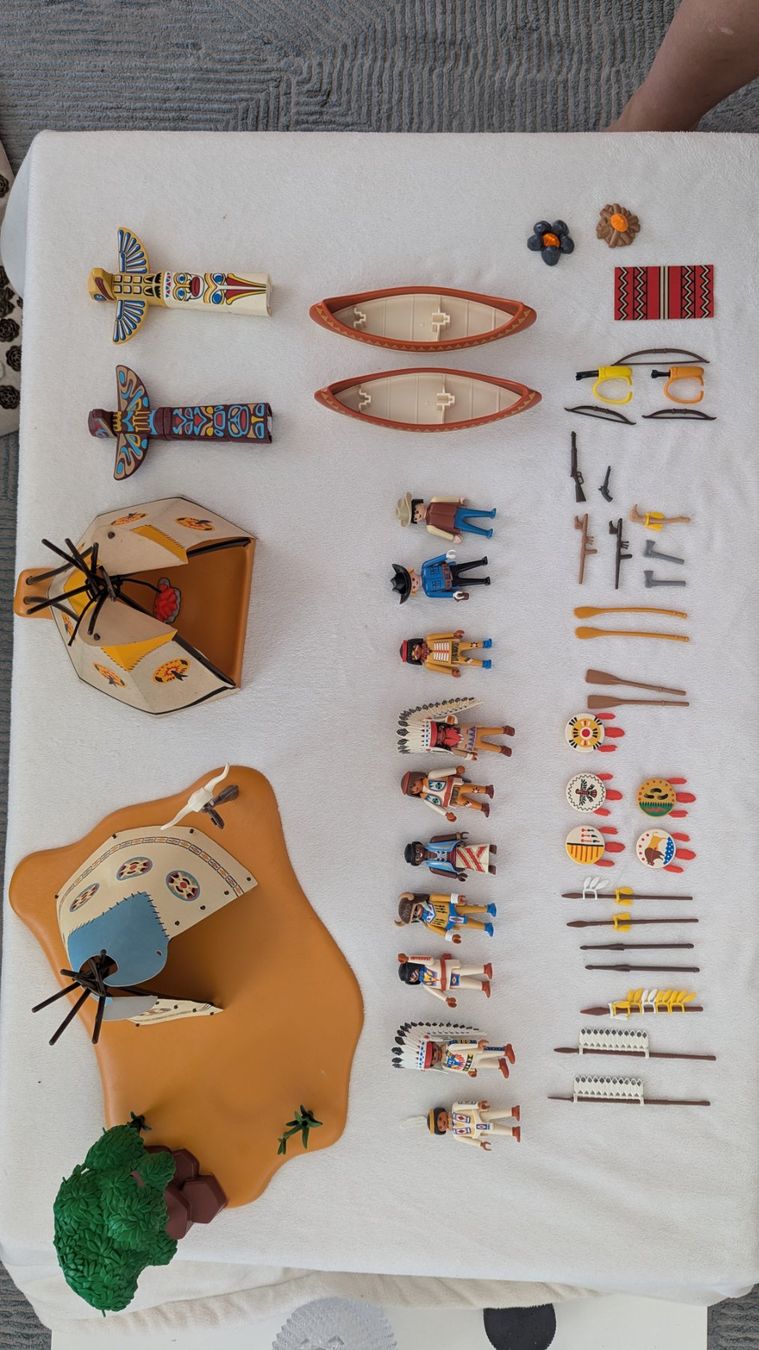 Playmobil Spielzeuge: Playmobil Wild West Indianer Set – Gebraucht aus Root von wawwa71 7