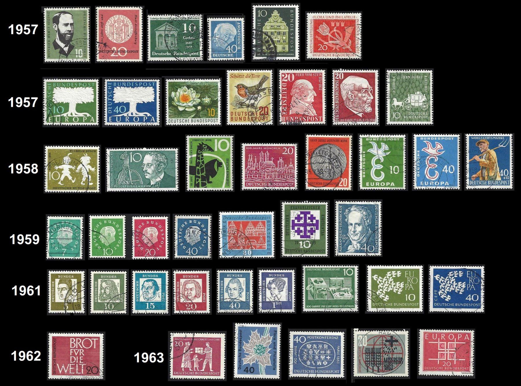Tutti i francobolli: tolle Sammlung Deutsche Post/Bundespost/Berlin 1946 - 2006 – Usato da Baar venduto da miam8 2