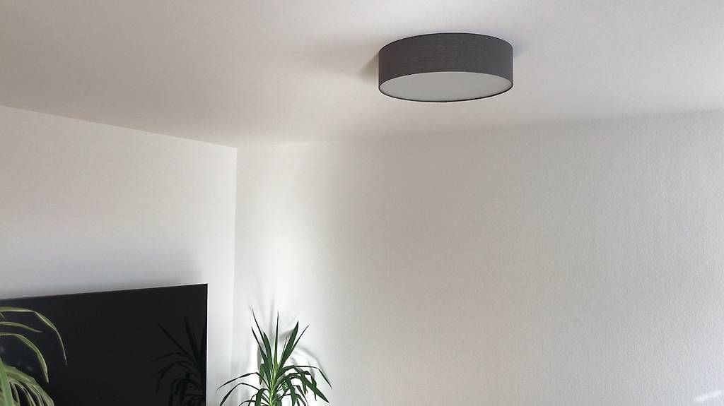 Lampadari & plafoniere: Deckenlampe Stoff, anthrazit – Usato da Wil SG venduto da ivensis