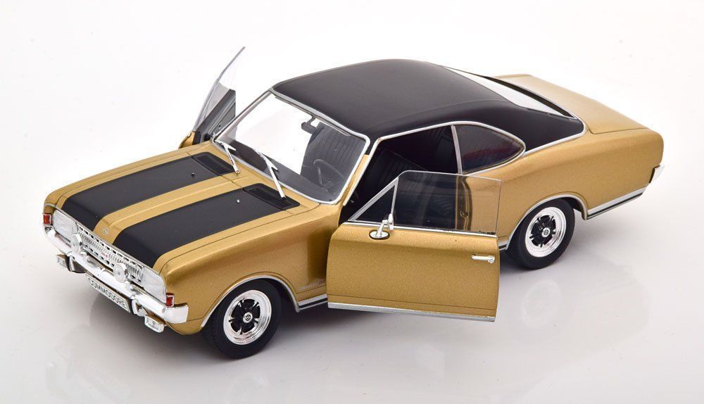 Opel Modellini d'auto: OPEL COMMODORE A GS/E COUPE GOLD/BLACK 1:24 WHITEBOX – Nuovo e nell'imballaggio originale da Suhr venduto da Moebelsiralfred 1