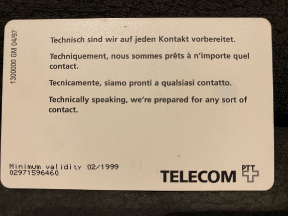Schede telefoniche: Taxcard GM1 – Usato da Lausanne venduto da babacard10 1
