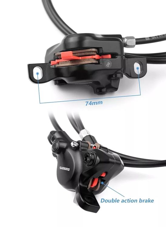 Clarks M3 Hydraulisches Scheibenbremsen-Set – 2-Kolben, 160 Mm Rotoren, Für MTB & Hybridräder