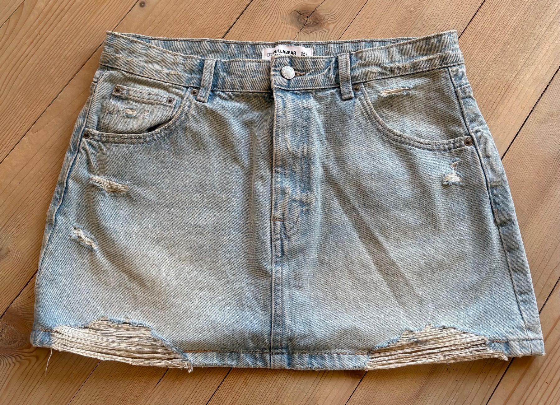 Pull&Bear Jupes: Rock /Minirock Pull&Bear,Jeans washed,Gr.L – D'occasion à Siblingen par Vany_McDougall
