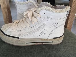 Neue Rebecca White Plateau Sneaker, 37