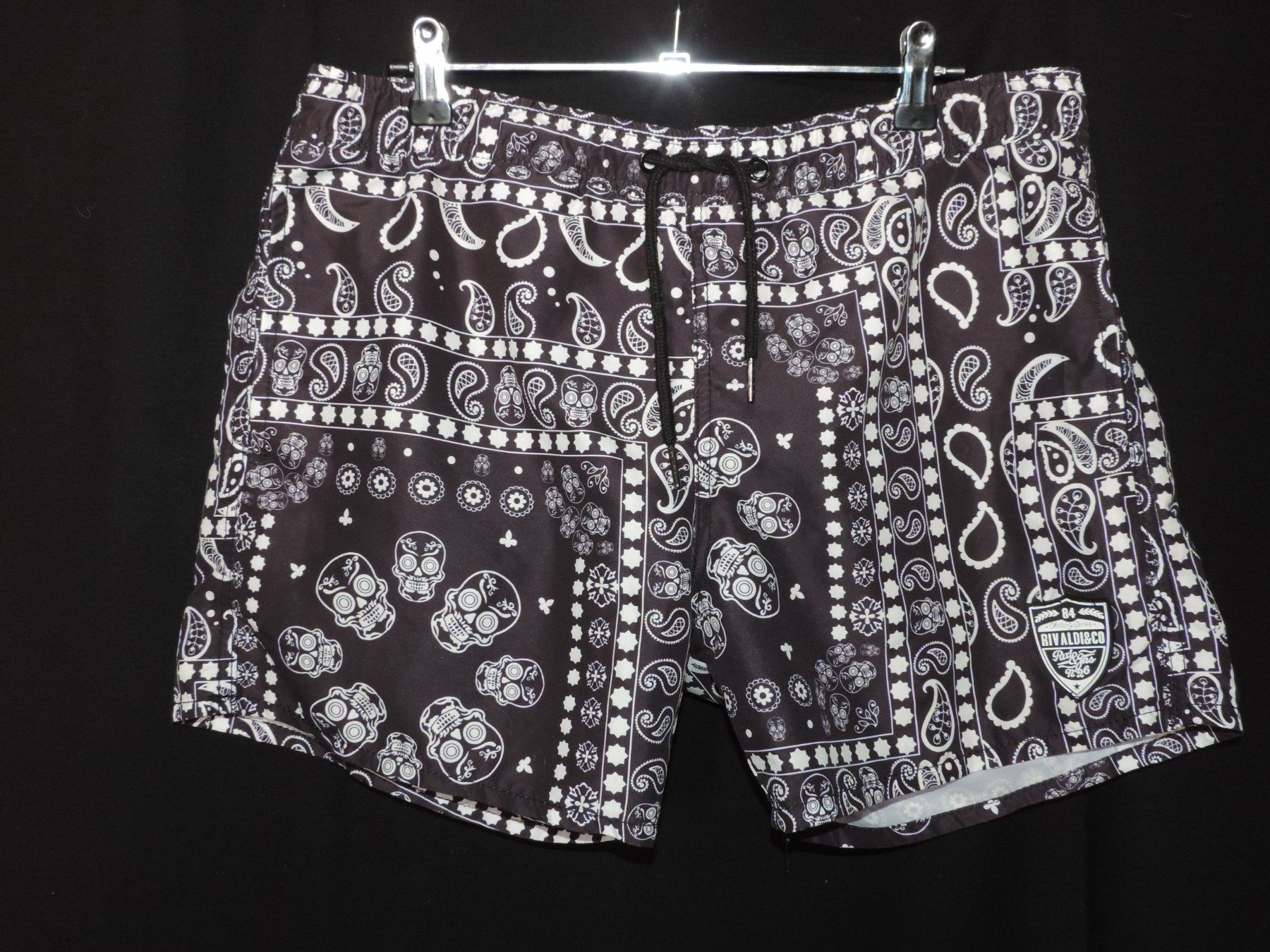 Costumi da bagno: short de bain bandana noir Rivaldi – Usato da Genève venduto da Axelle333 1
