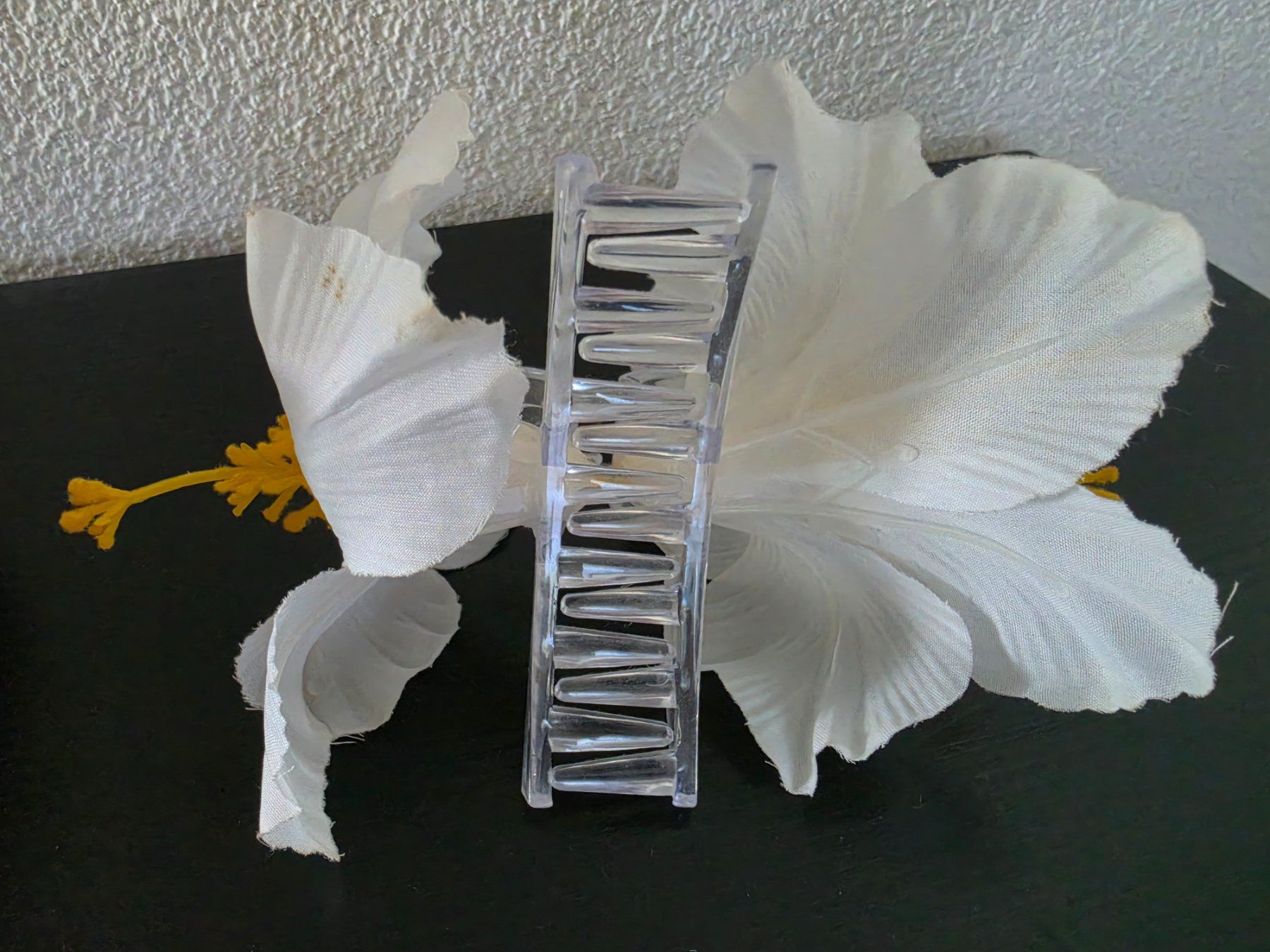 Haarschmuck: Haarklammer Frangipani Blume – Gebraucht aus Stäfa von flamingo_17 2