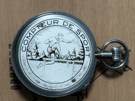 VINTAGE STADION “COMPTEUR DE SPORT” Schweizer Stoppuhr