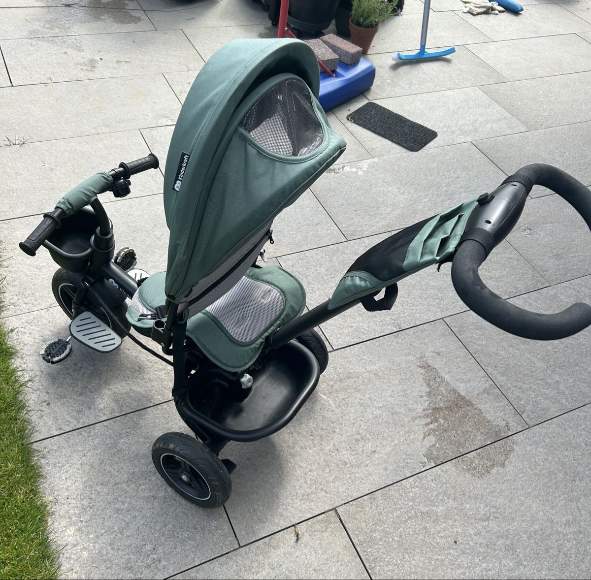 Kinderkraft Veicoli per bambini: Kinderkraft 3-Rad mit Verdeck und Stosstange – Usato da Brislach venduto da gre_t5pb 3