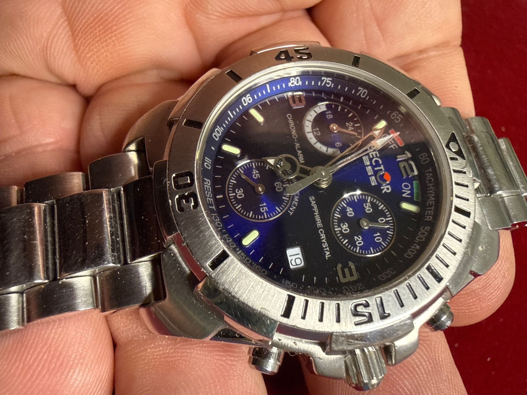 Sector Orologi: Sector Chrono Alarm 39.5 mm – Usato da Pfeffingen venduto da Allhandelklgwatches 1