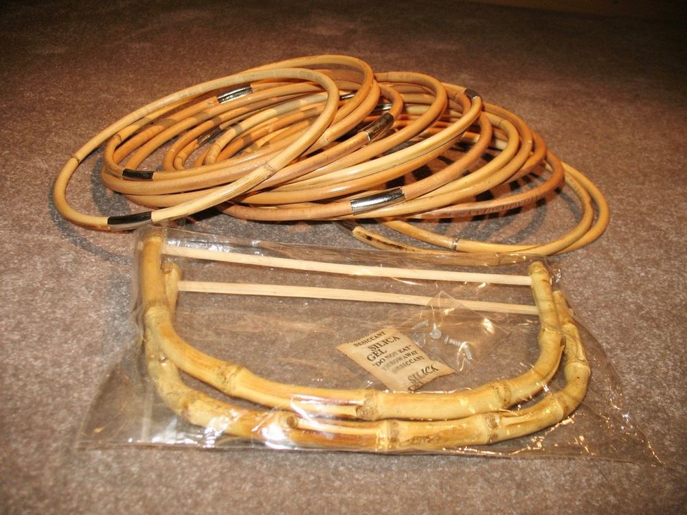 EkoDeko Bambus Ringe 50cm - Natur Holzringe Für Bastelprojekte & Deko