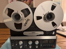Revox B77 MKII Stereo Tape Recorder 2 Alu-Spulen NAB Adapter