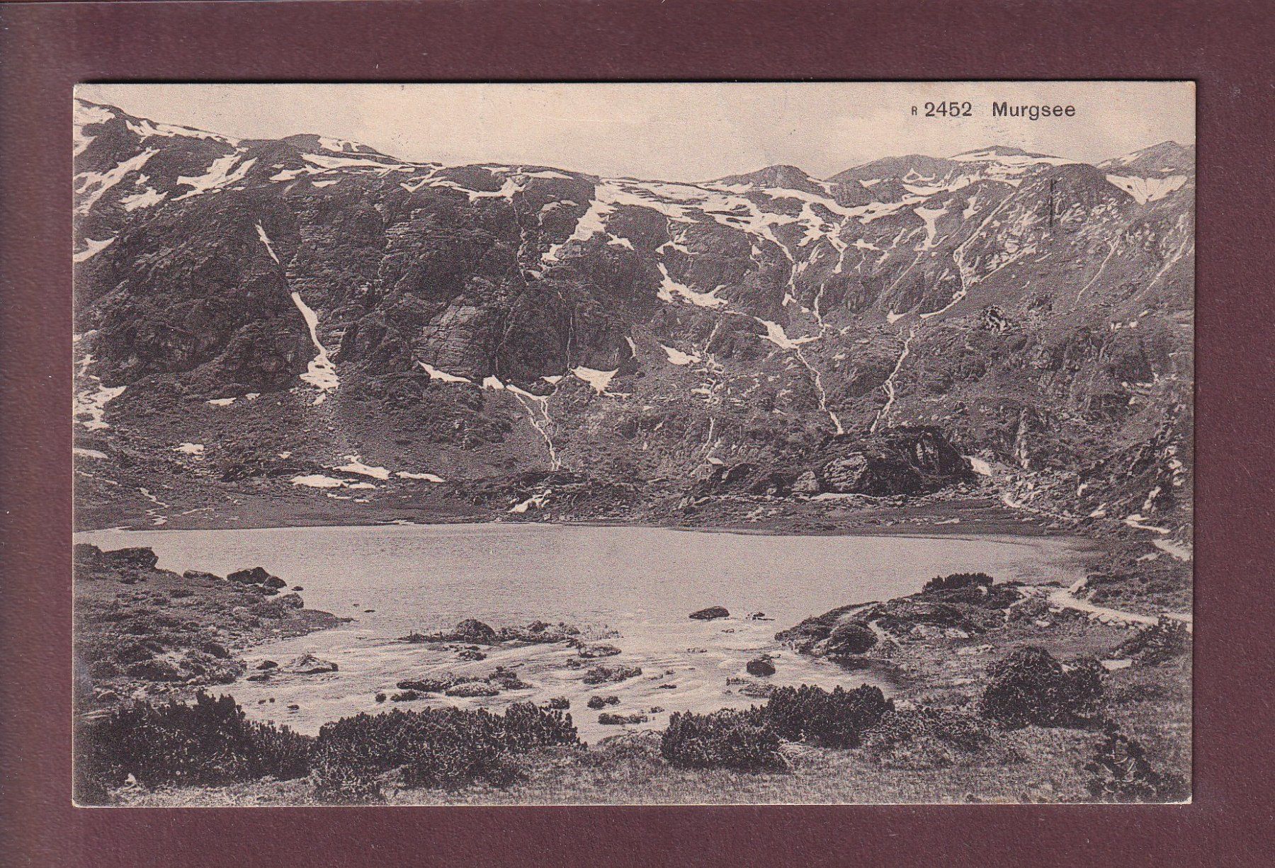 Cartoline postali: MURGSEE - 1920 – Usato da Pully venduto da nicecards