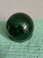 Grüne Glaskugel mit Teller - Vintage Dekoration Top