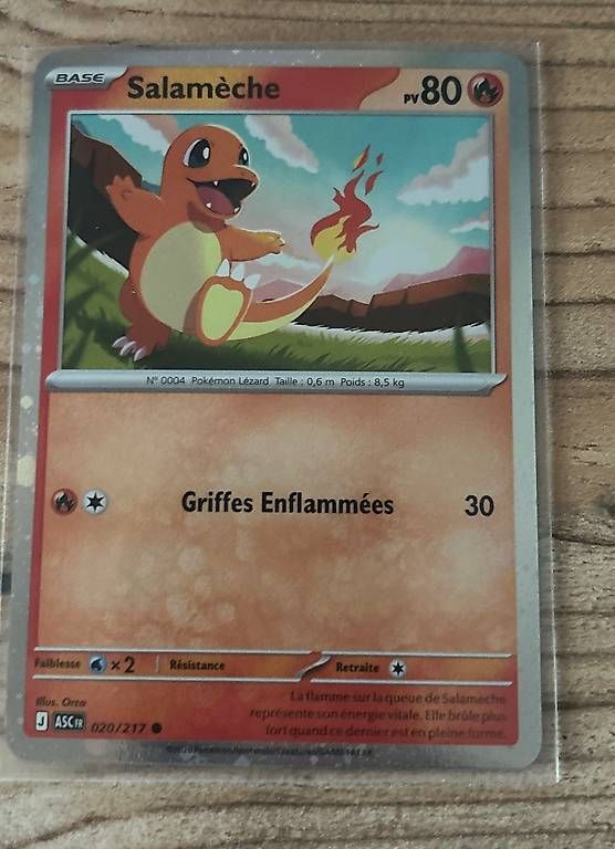 Carte collezionabili: Carte Pokémon Salameche 020 ASC – Usato da Meyrin venduto da ton_p9fm