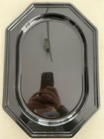Schwarze Servierplatte / Dekoplatte, 34cm lang