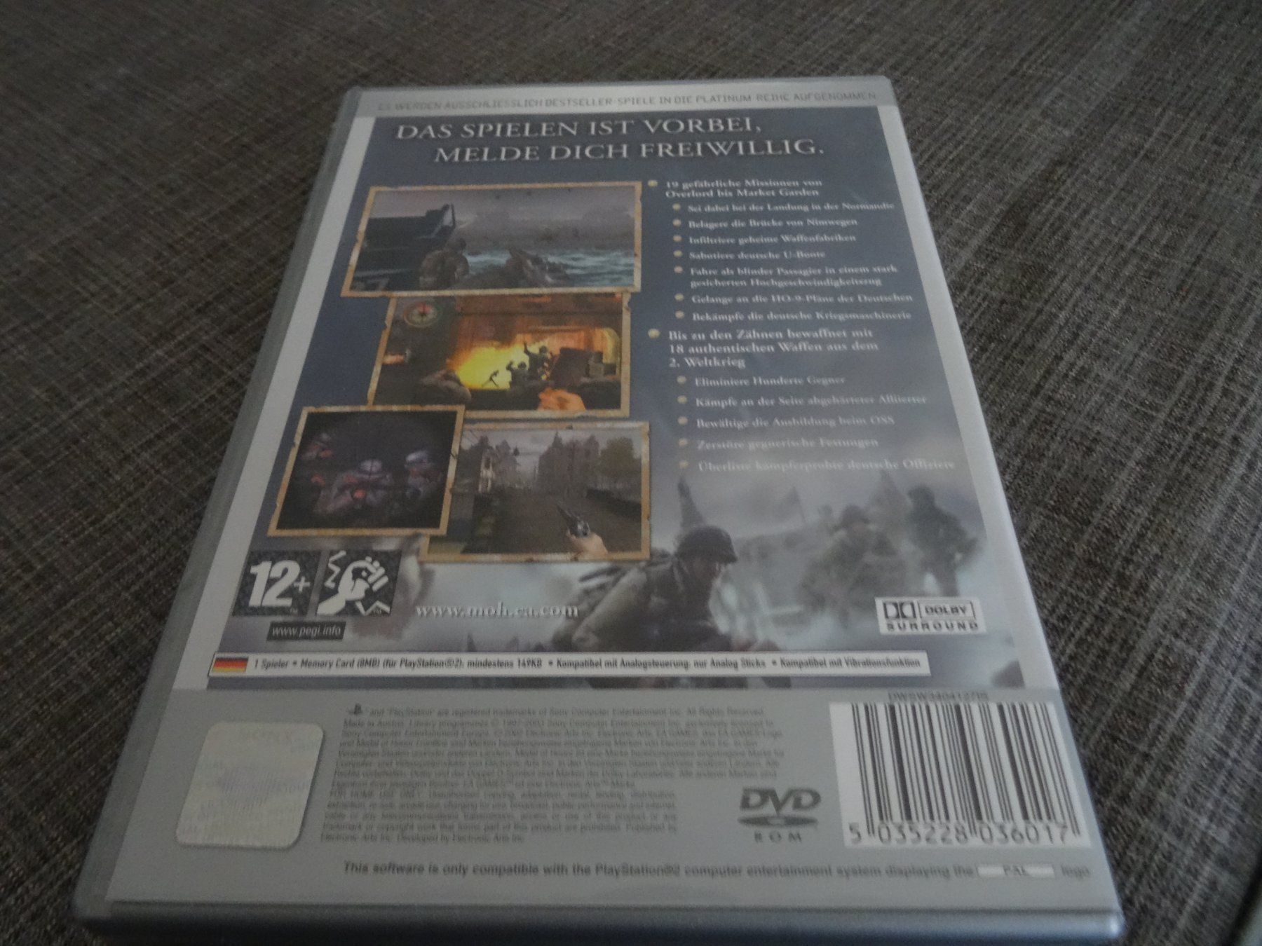Giochi: Medal of Honor Frontline PS2 – Usato da Olten venduto da Disc-Ausverkauf 2