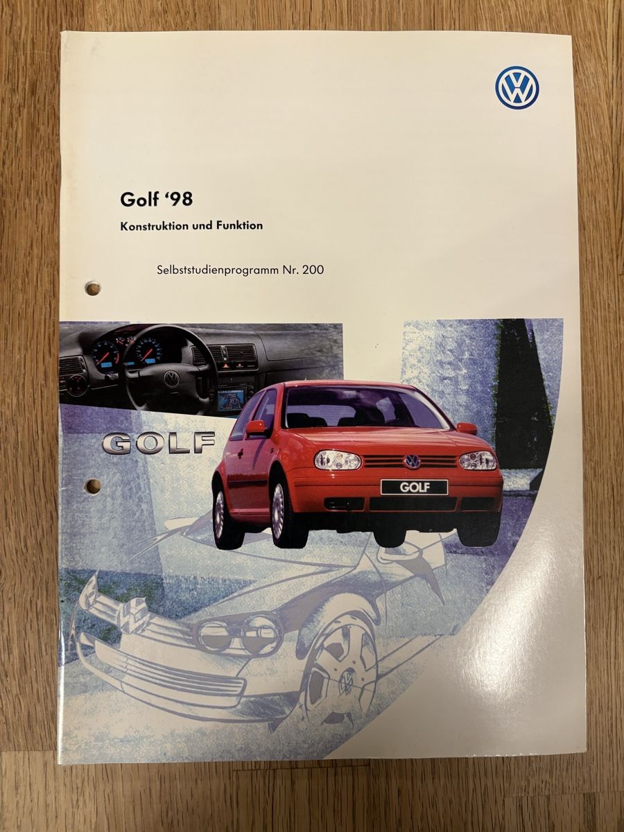 VW Documenti: VW Golf 4 Paket Prospekt Sammlung, 1998-99 – Usato da Freienstein venduto da Golfbueb 2