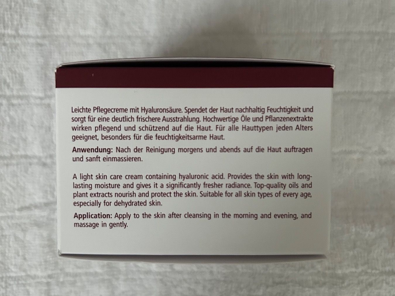 Gesichtspflege: Cnc Hyaluroncreme – Neu und originalverpackt aus Bottmingen von Jstraehl 1