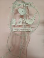 SALE: Dekokranz Metall mit Vögeln Shabby Chic, Deko