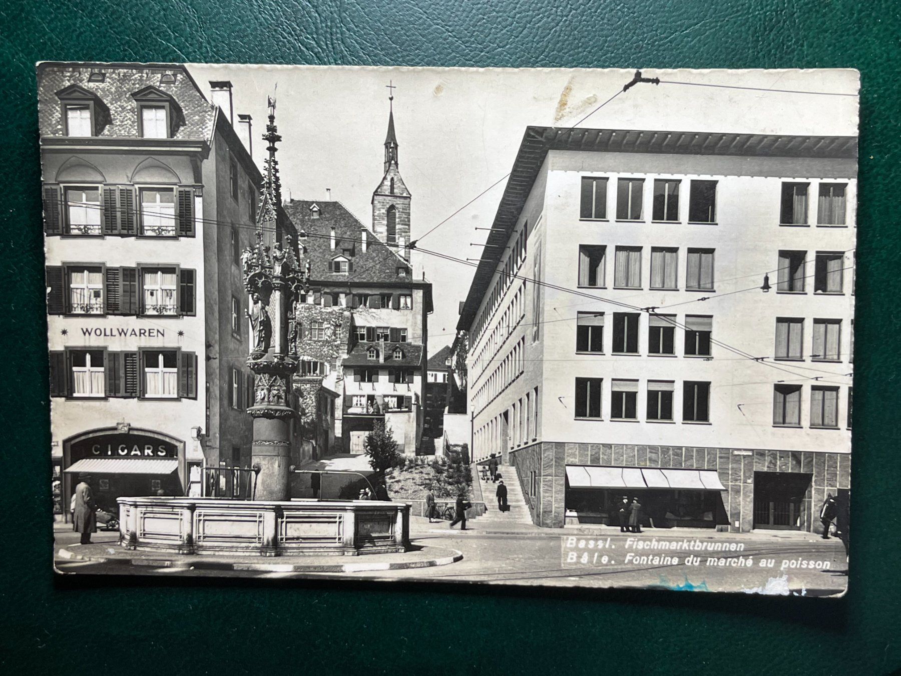 Cartoline postali: Basel - Fischmarktbrunnen – Usato da Steg VS venduto da _vinci_