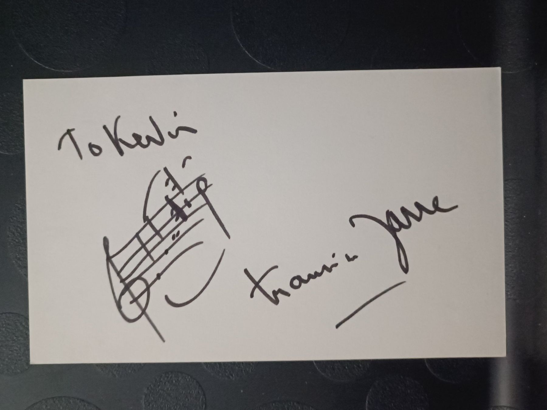 Autografi: Maurice Jarre - Komponist - handsigniert – Usato da Menziken venduto da Artographs