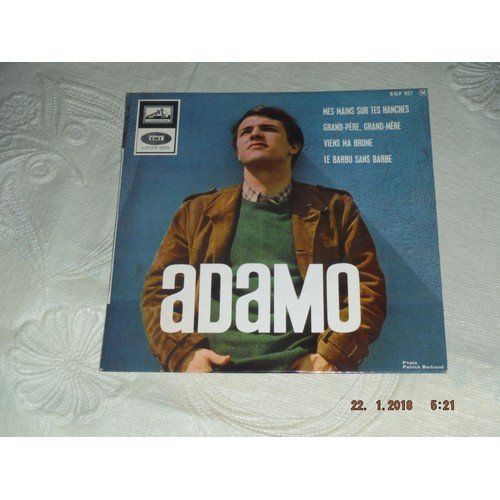 Dischi in vinile: Adamo "Mes Mains Sur Tes Hanches" - 45 tours – Usato da Le Brassus venduto da cinema13