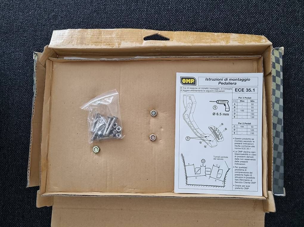 OMP Tutti pezzi di ricambio auto: OMP Alu-Pedalset – Nuovo e nell'imballaggio originale da Neunkirch venduto da shrooms 2