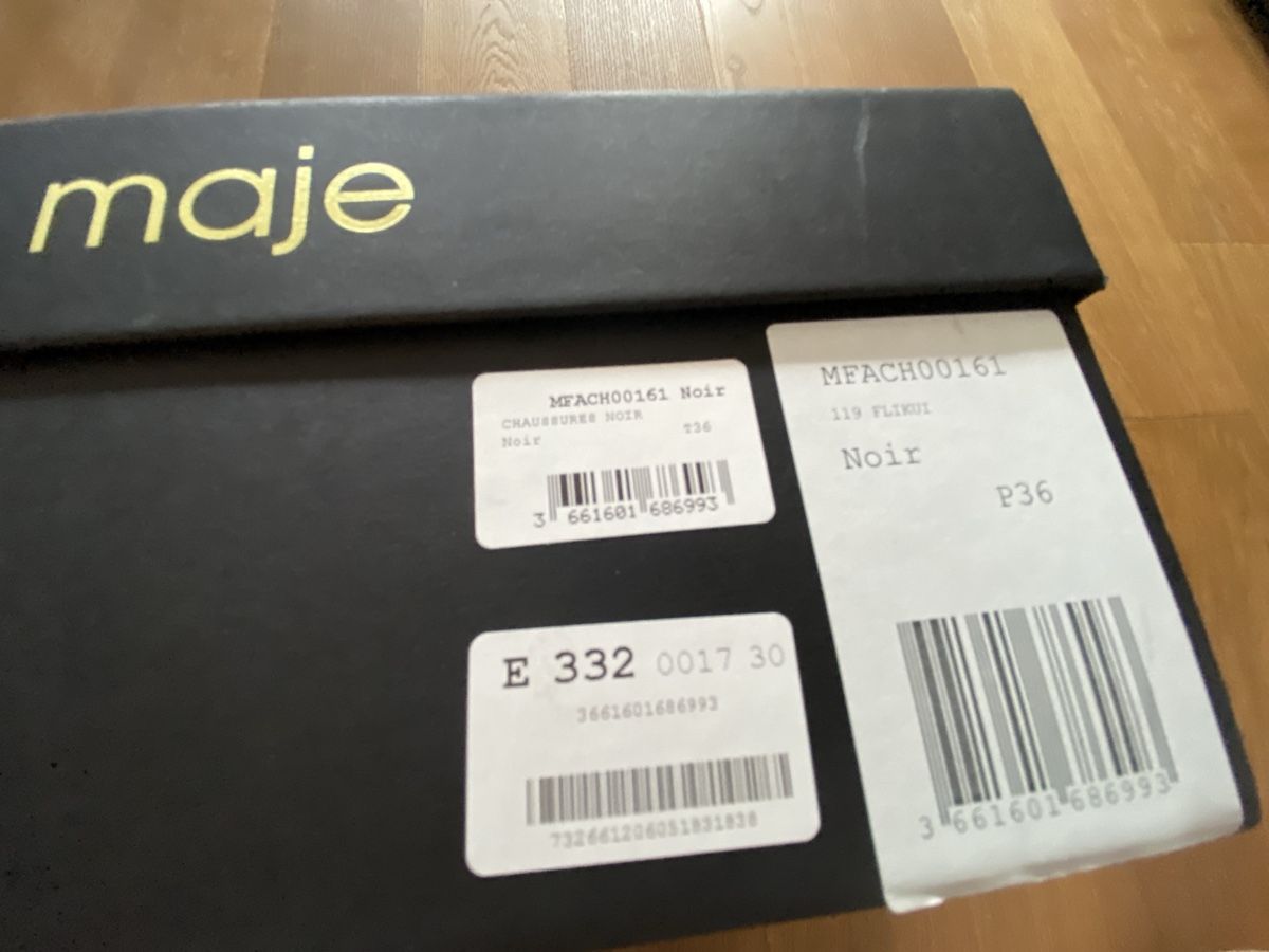 Maje Scarpe da donna: Maje STRETCH OVERKNEES MIT ABSATZ Gr.36 Neu! – Nuovo e nell'imballaggio originale da Genthod venduto da Tidus04 5