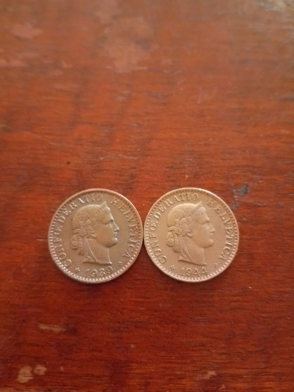 Toutes les monnaies: 2 x 20cts 1939 et 1944 – D'occasion à yverdon-les-bains par polochristophe