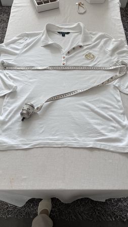 Polo Shirt Lauren Ralph Lauren Grösse L weiss 
