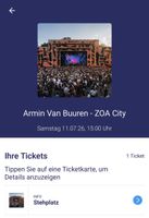 Armin Van Buuren ZOA City print at home 11.07.26 Stehplat