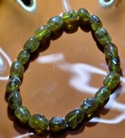 💚 Grünes Granat-Armband 💚 E
