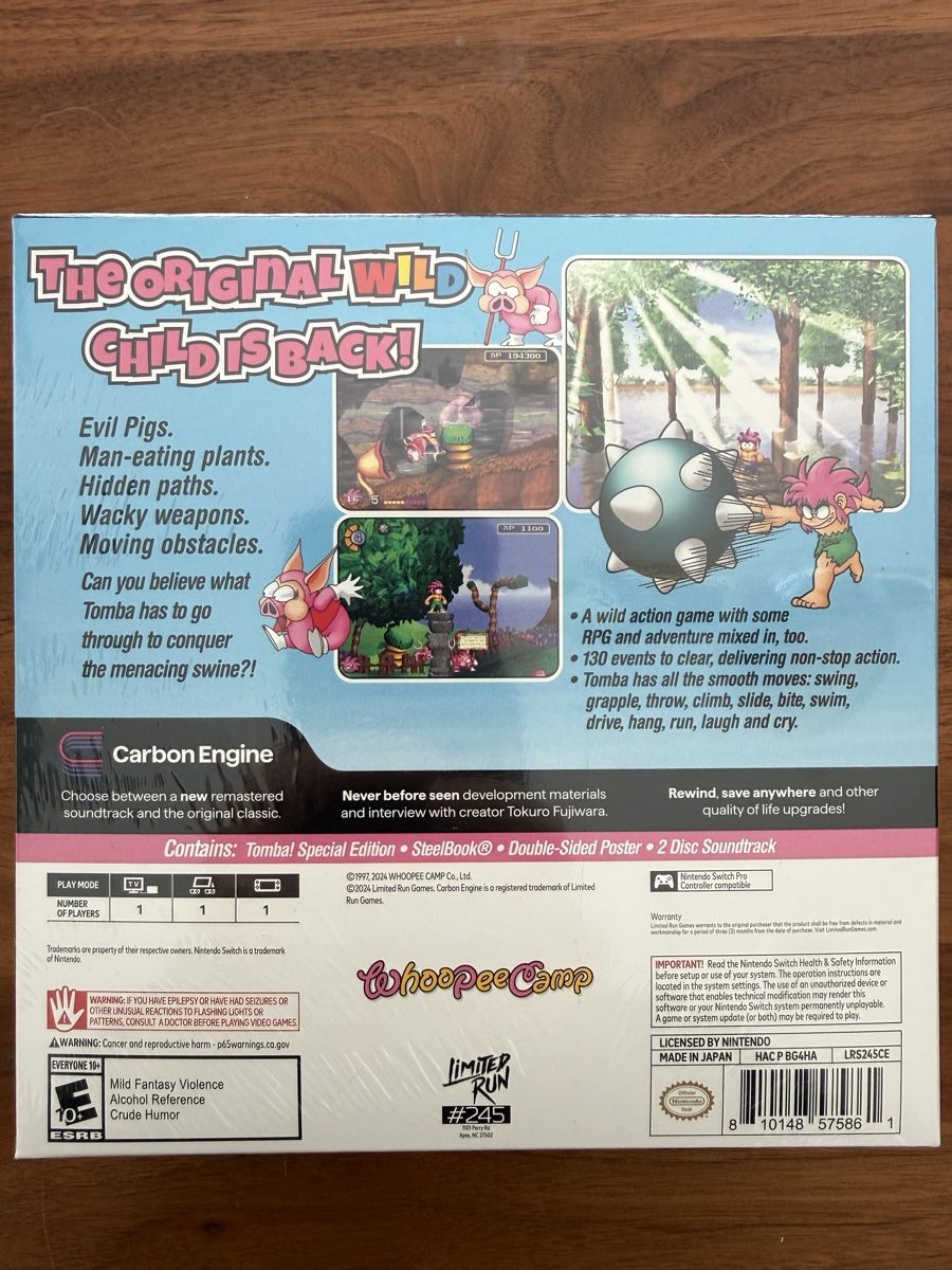 Nintendo Giochi: Tomba! Special Edition Nintendo Switch NEU – Nuovo e nell'imballaggio originale da Dübendorf venduto da CellarSeller 1