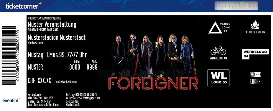 Biglietti: 2x Foreigner Ticket Sitzplatz Kat. 1 – Nuovo (secondo la descrizione) da Bad Ragaz venduto da Scoor