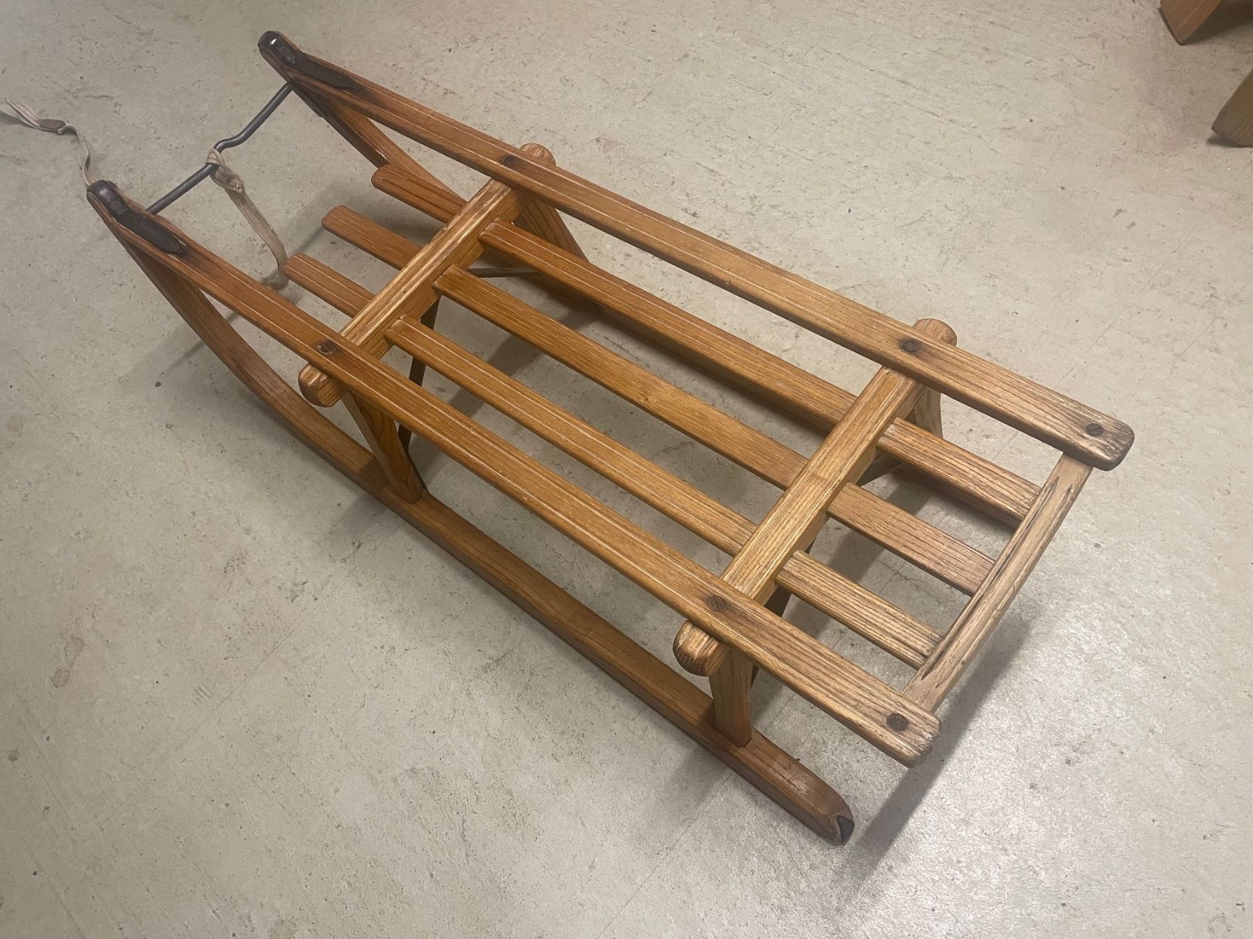 Schlitteln: Schlitten, gut erhaltener Schlitten, ca. 100 cm – Gebraucht aus Menziken von fiat-500 1
