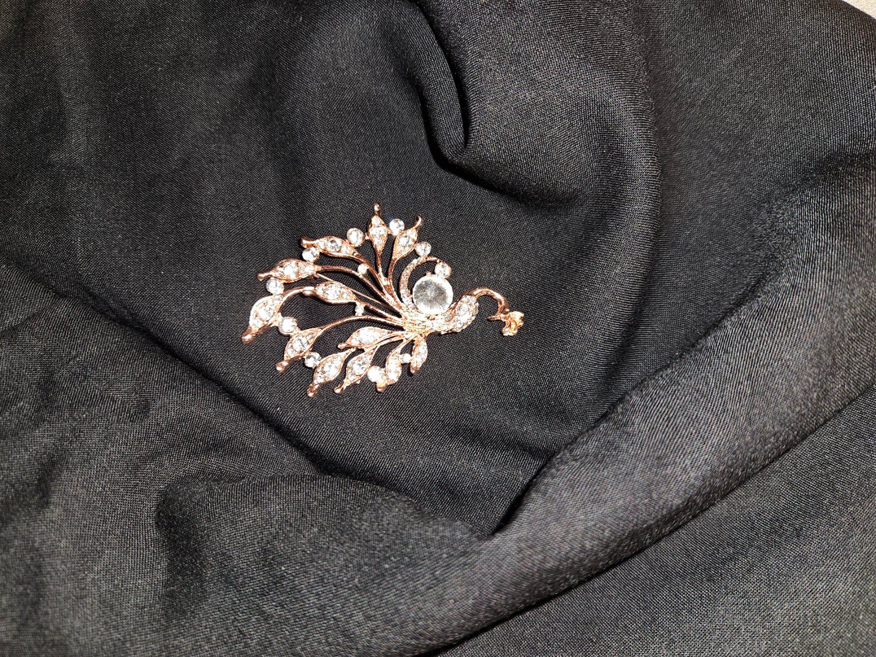 Spille & Fermagli: Broche dorée paon strass, neuve – Nuovo (secondo la descrizione) da Lausanne venduto da tal_01 2