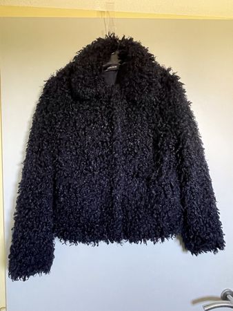 Veste mi-saison bleue marine Zara Basic S, noir - Neuve